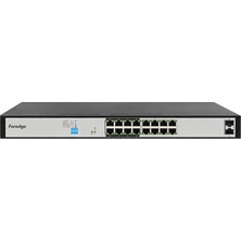 Foredge 16PORT Poe 1150W 2-Sfp Gigabit Yönetilebilir Switch PS2016GC