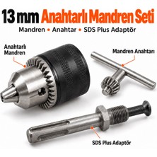 Trendhane 3 Parça Anahtarlı Mandren Seti – Mandren Anahtarı ve Sds Plus Adaptör Dahil