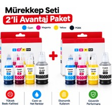 Plusprint Canon Pixma G1400 Uyumlu Mürekkep Seti 2 Li Avanataj Paket