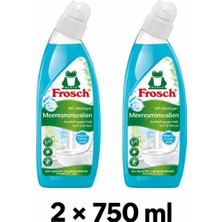 Frosch Deniz Mineralli Wc Tuvalet Temizleyici 2 × 750 ml (Toplam 1,5 L)