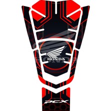 Grippatch Honda Pcx 125 (2021-2024) ile Uyumlu 6 Parça Renkli Tank Pad GC19-DK-4