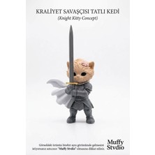 Muffy Stvdio Viral Şövalye Kedi Figürü (Knight Cat)