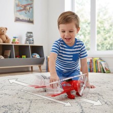 Die-Cast Çek-Bırak Uçak Oyuncak - Kırmızı-Beyaz  (Lisinya)