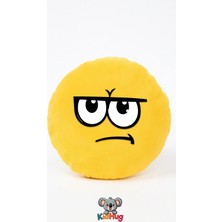 Kidhug Emoji Hug Peluş Yastık 33 cm - Emoji 3 - Sarı