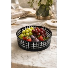 Kristal Market 25CM Meyvelik Sunumluk Kase El Işçiliği Aspendos Model