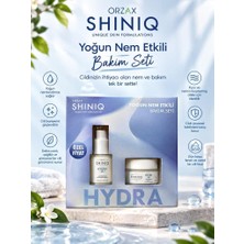 Orzax Shiniq Hydra Hydrating Booster Serum 15 ml + Hydra Deep Moisture Therapy 15 ml - Yoğun Nem Bakım Seti
