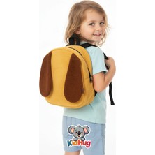Kidhug Çocuk Sırt Çantası Anaokulu Kreş Için Köpek Desenli Peluş Tasarım - Isim Yazdırılabilir Kişiye Özel 0-8 Yaş Yumuşak Hafif Rahat Kullanım Okul Öncesi Günlük ve Gezi Için Ideal Sevimli Hediyelik