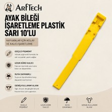 Kerbl Ayak Bileği Işaretleme Plastik Sarı 10'lu