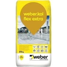 Muhtelif Weber Kol Flex Extra Gri 25 kg