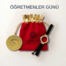 Victoria Gold Tam Altın Eski Tarihli (Kulplu 22 Ayar) (Öğretmenlere Özel Bileklik Hediye)