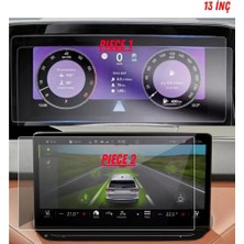 Uniqanatolia Skoda Kodiaq 2025-2026 Hayalet Ekran ve Multimedya Uyumlu Set Nano Ekran Koruyucu
