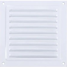 Beyaz Sabit Kanat Metal Menfez 150X150 (Beyaz)