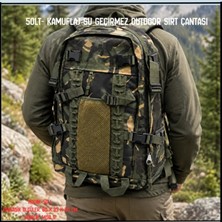 Savage Uyguna-Yakala 50LT- Kamuflaj Su Geçirmez Outdoor Sırt ÇANTASI-033-KMFLJ