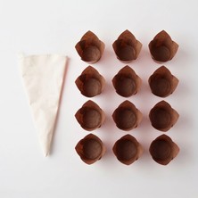 Bens Kahverengi Tulip 200 Adet-Çok Kullanımlık Krema Torbası