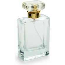 Parfüm ve Kolonya Şişesi 50 ml 3 Adet Dolgulu Özel Kolay Kapama Cam Şişe