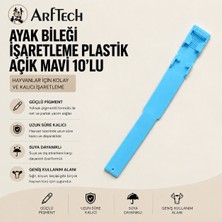Kerbl Ayak Bileği Işaretleme Plastik Mavi 10'lu
