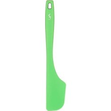 Lurch - Platin Silikon Hamur Kazıyıcı 28 cm Yeşil - Yanmaz, Yapışmaz, Bükülmez, Çizmez, Tat ve Koku Bırakmaz - 240086
