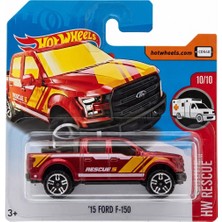 Hot Wheels '15 Ford F-150  - Kırmızı - 2017 - DVB90 - 1/64