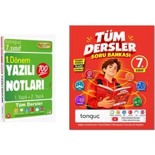 Tonguç Akademi 7. Sınıf Yazılı Notları 1. Dönem 1 ve 2. Yazılı ve Tonguç Yayınları 7. Sınıf Tüm Dersler Soru Bankası 2027