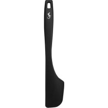 Lurch - Platin Silikon Hamur Kazıyıcı 28 cm Siyah - Yanmaz, Yapışmaz, Bükülmez, Çizmez, Tat ve Koku Bırakmaz - 240606