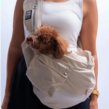Pawstar 26062 Bej Crossbody Kedi Köpek Taşıma Çantası