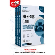 Pegem Akademi Yayıncılık 2027 Meb-Ags Öabt Sosyal Bilgiler Öğretmenliği Konu Anlatımlı E-K