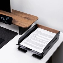 Clue Premium Organizer – Evrak ve Dergi Standı-Ceviz