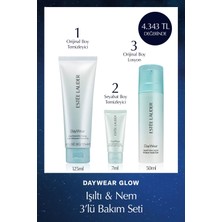 Estee Lauder Daywear Glow Işıltı ve Nem 3'lü Set: Temizleyici 125ML & 7ml - Losyon 50ML
