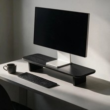 Clue Premium Ahşap Monitör Yükseltici M1 - Ergonomik Masaüstü Düzenleyici Standı