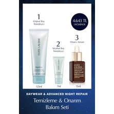 Estee Lauder Temizleme ve Onarım Bakım Seti: Temizleyici 125ML & 7ml - Serum 15ML