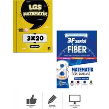 Bi Bigelio 8. Sınıf Fiber Matematik Soru Bankası + Deneme Sınavı Seti 2 Kita