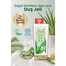 Mom's Green Doğal Sertifikalı Aloeveralı Duş Jeli 400 ml Ferahlatıcı Aloe Vera Etkisiyle