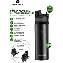 Rockbros Paslanmaz Çelik Termos Sporcu Matarası 550 ml