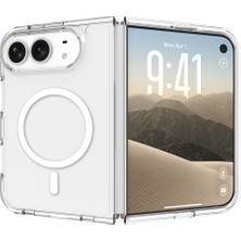 Maks Technology iPhone Duo Kılıf Sararmaz Ultra Ince Premium Polikarbonat Magsafe Kamera Yükseltili Maks Sert Uts Pc Kapak