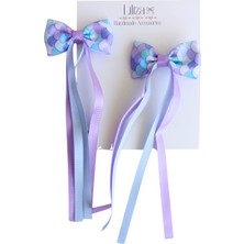Liliza Accessories Deniz Kızı Desenli 2li Çocuk Klips Toka