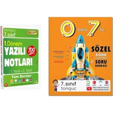 Tonguç Akademi 7. Sınıf Yazılı Notları 1. Dönem 1 ve 2. Yazılı ve Tonguç Akademi 0'dan 7'ye Sözel Konu Anlatımlı Soru Bankası 2027