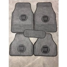 Uno Füme Halıfleks 5 Parça Paspas Seti