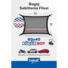 Beksit DRIVE- Renault, Peugeot, Citroen Model Özel Renkli Tasarım Bagaj Sabitleme Filesi (40x60 cm) (Fransa)