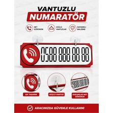 Transporter T6 Dekor Plakalı Numaratör Kırmızı 20,5 x 7,5 Fs