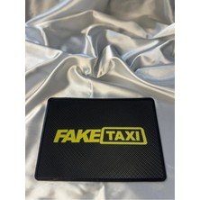 Fake Taxi Desenli Kaydırmaz Torpido Ped
