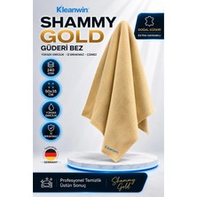 Shammy Gold Güderi Bez | 50X35 cm | 240 Gsm | Oto Kurulama Bezi, Ultra Emici Araç ve Ev Bezi