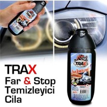 Araç Far ve Saydam Plastik Parlatıcı Temizleyici Cila Far&stop Temizleyici