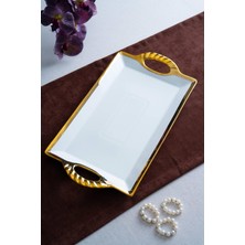 Acar Tepsi Porselen Arven Gold KAI-07672