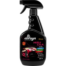 Hızlı Cila Sprey 500 ml - Carnauba Katkılı Su Iticili Parlatıcı ve Boya Koruyucu