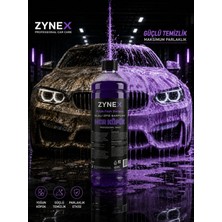 Zynex Professional Cilalı Oto Şampuanı 1l - Mor Köpük Etkili, Ph Nötr Yüksek Parlaklık ve Boya Koruma