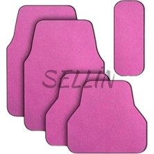 Camaro Uyumlu Pembe Halı Paspas Seti