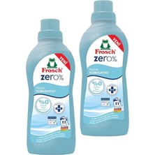 Frosch Zero Hassas Çamaşır Yumuşatıcısı 750 ml 2’li Paket (Toplam 1.500 Ml, 62 Yıkama)