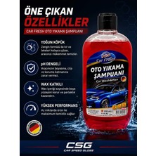 Oto Yıkama Şampuanı 500 ml Yoğun Köpük,wax Katkılı,ph Dengeli Araç Şampuanı