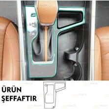 Ael-Tech Kgm Ssangyong Torres Uyumlu Vites Etrafı Piano Black Tpu Koruyucu 2022-2024