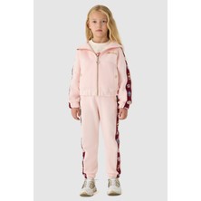 Swatsky Kız Çocuk Pembe Eşofman Üstü